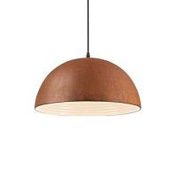 Светильник подвесной FOLK SP1 D40 CORTEN Ideal Lux коричневый 1 лампа, основание коричневое в стиле классический 