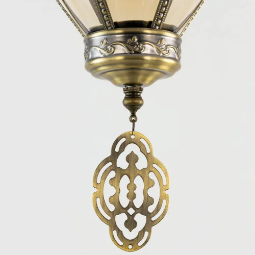 Светильник подвесной Каир CL419213 Citilux янтарный 1 лампа, основание бронзовое в стиле восточный  фото 5