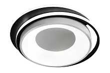 Светильник потолочный LED с пультом Summery Y9031 iLedex белый 1 лампа, основание чёрное в стиле современный хай-тек с пультом
