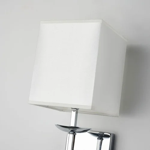 Бра Diva 2821-1W Favourite белый на 1 лампа, основание хром в стиле классический  фото 3