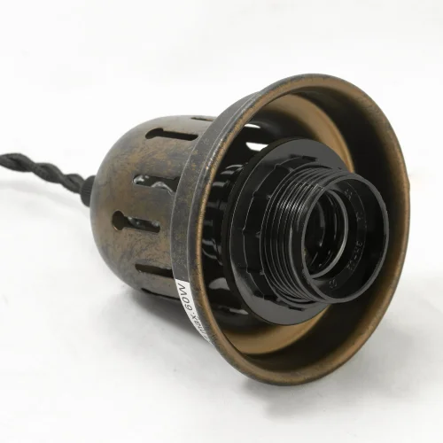 Светильник подвесной лофт Middletown GRLSP-9801 Lussole коричневый 1 лампа, основание коричневое в стиле лофт  фото 5