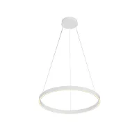Светильник подвесной LED Rim MOD058PL-L32WK Maytoni белый на 1 лампу, основание белое в стиле современный хай-тек минимализм кольца