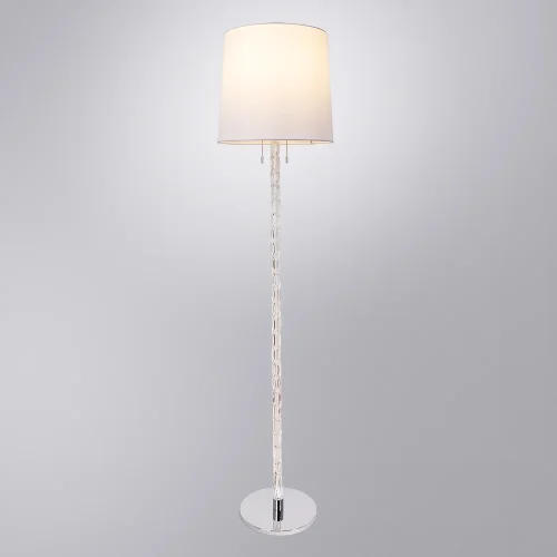 Торшер Wasat A4048PN-1CC Arte Lamp  белый 1 лампа, основание хром в стиле современный
 фото 2
