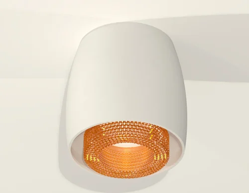 Светильник накладной Techno spot XS1141024 Ambrella light белый 1 лампа, основание белое в стиле хай-тек современный круглый фото 2