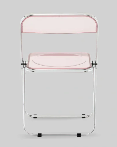 Стул Fold Pink, складной розовый УТ000040856 Stool Group, розовый/пластик, ножки/металл/хром, размеры - *790**** фото 3