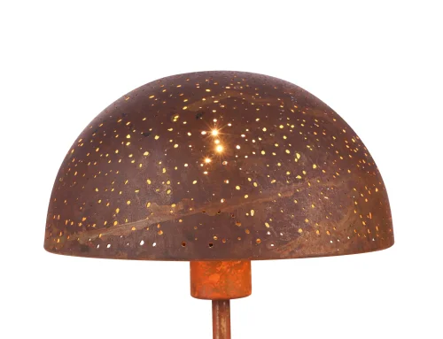 Настольная лампа лофт Celine 54652T Globo коричневая 1 лампа, основание коричневое металл в стиле лофт  фото 3