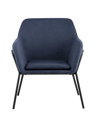 Кресло Шелфорд, синий УТ000001793 Stool Group, синий/ткань, ножки/металл/чёрный, размеры - ****660*680мм фото 6