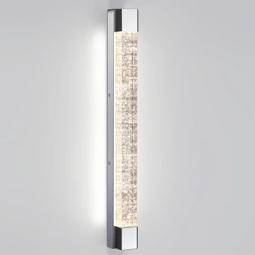 Бра LED Mirada 6693/12WL Odeon Light прозрачный на 1 лампа, основание хром в стиле современный  фото 2