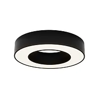 Светильник потолочный LED Lua C093CL-24W4K-B Maytoni белый на 1 лампу, основание чёрное в стиле хай-тек современный 
