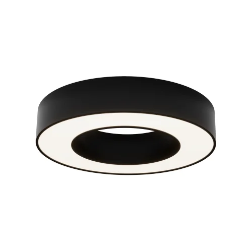 Светильник потолочный LED Lua C093CL-24W4K-B Maytoni белый на 1 лампу, основание чёрное в стиле современный хай-тек 