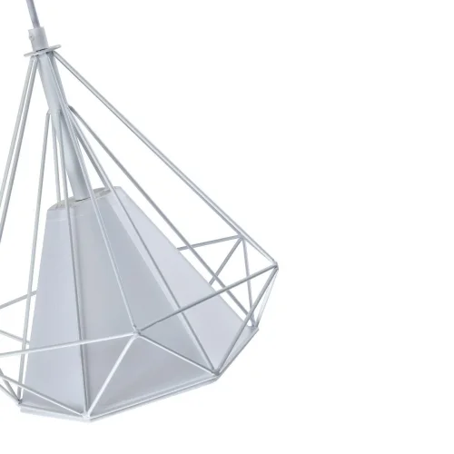 Светильник подвесной Lia V1633-1P Moderli белый 1 лампа, основание белое в стиле кантри  фото 3
