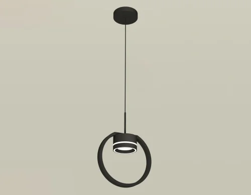 Светильник подвесной XB9102151 Ambrella light чёрный 1 лампа, основание чёрное в стиле хай-тек современный 
