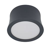 Светильник накладной LED Gower 6831 Mantra чёрный 1 лампа, основание чёрное в стиле хай-тек современный круглый