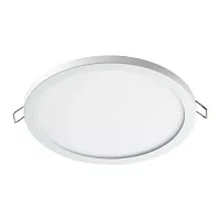 Светильник точечный LED Stea 358268 Novotech белый на 1 лампу, основание белое в стиле современный 