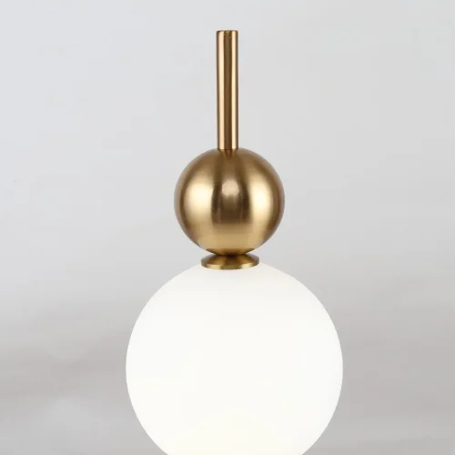 Настольная лампа LED Chantra 4088-2T F-promo белая 2 лампы, основание латунь металл в стиле современный  фото 3