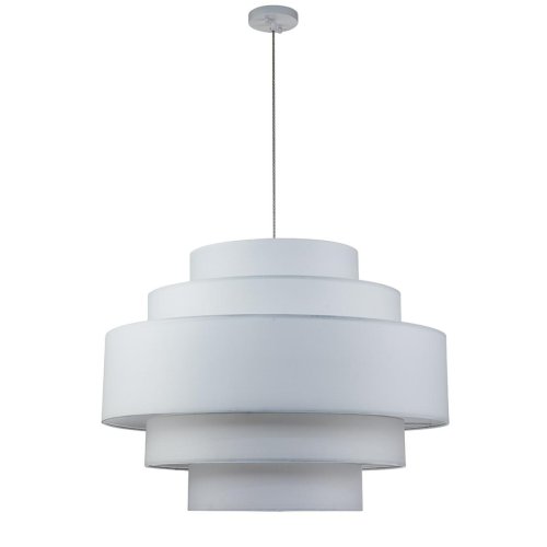 Светильник подвесной Zemfira V000346 Indigo белый 6 ламп, основание белое в стиле классический  фото 2