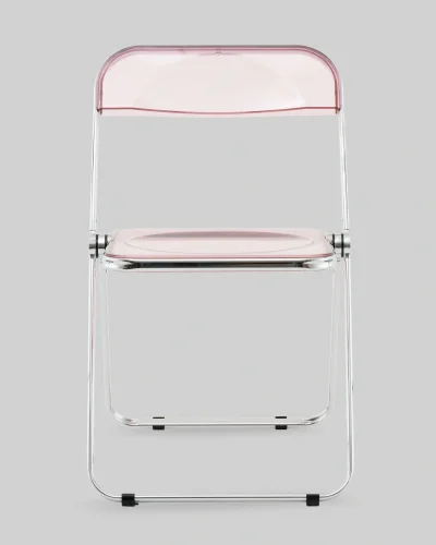 Стул Fold Pink, складной розовый УТ000040856 Stool Group, розовый/пластик, ножки/металл/хром, размеры - *790**** фото 6