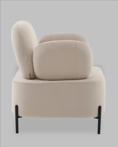 Кресло Кэнди велюр бежевый УТ000041757 Stool Group, /, ножки//, размеры - *****мм фото 2