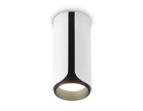 Светильник накладной TN51588 Ambrella light белый 1 лампа, основание белое в стиле современный хай-тек круглый