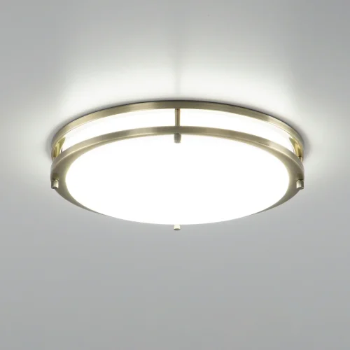 Светильник потолочный LED Бостон CL709323N Citilux белый 1 лампа, основание матовое бронза в стиле современный  фото 2