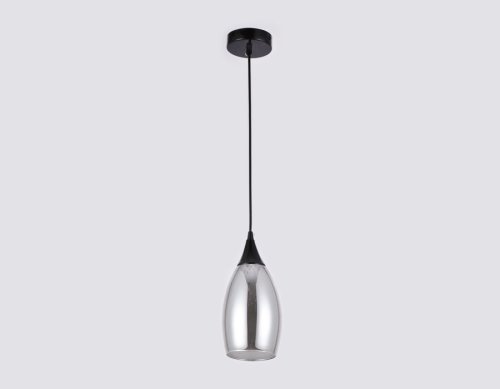 Светильник подвесной TR3544 Ambrella light серый 1 лампа, основание чёрное в стиле современный  фото 3