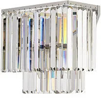 Бра Enio E 2.30.100 NP Arti Lampadari прозрачный 3 лампы, основание никель в стиле классический 