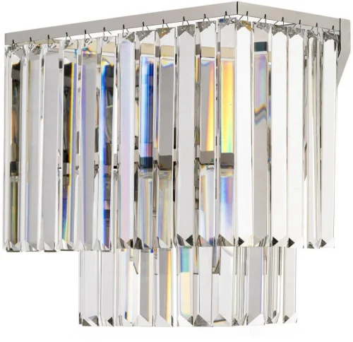 Бра Enio E 2.30.100 NP Arti Lampadari прозрачный на 3 лампы, основание никель в стиле классический 