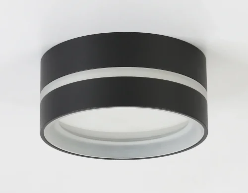 Светильник накладной TN5389 Ambrella light чёрный 1 лампа, основание чёрное в стиле современный круглый фото 5