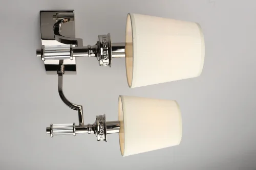 Бра Dimaro OML-87801-02 Omnilux бежевый на 2 лампы, основание хром в стиле классический фото 3 Бра Dimaro OML-87801-02 Omnilux бежевый на 2 лампы, основание хром в стиле классический фото 3