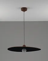 Светильник подвесной LED Niko V11094-PL Moderli коричневый на 1 лампу, основание коричневое в стиле лофт современный 