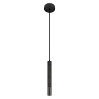 Светильник подвесной Эверест / Everest 10583C Black LOFT IT чёрный на 1 лампу, основание чёрное в стиле современный 