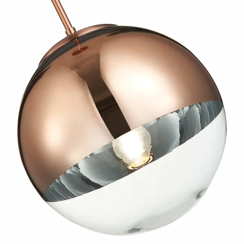 Светильник подвесной Boffi SLE114623-01 Evoluce медь 1 лампа, основание медь в стиле современный шар фото 3
