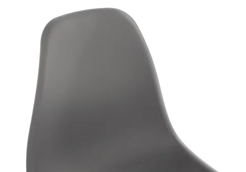 Пластиковый стул Eames PC-015 серый 11181 Woodville, серый/, ножки/массив бука дерево/натуральный, размеры - ****460*490 фото 6