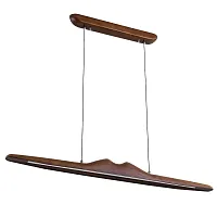 Светильник подвесной LED Conca A4286SP-19BK Arte Lamp коричневый на 1 лампу, основание коричневое в стиле современный кантри лофт линейный