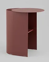 Журнальный столик Floire, металл, бордовый УТ000041883 Stool Group столешница из 