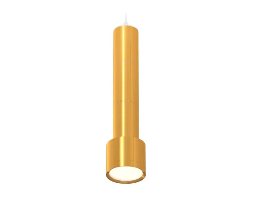 Светильник подвесной XP8121001 Ambrella light золотой 1 лампа, основание белое в стиле хай-тек 