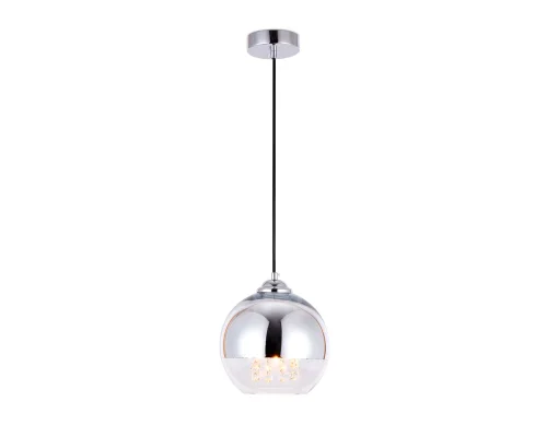 Светильник подвесной Traditional TR3601 Ambrella light прозрачный 1 лампа, основание хром в стиле классический шар фото 2
