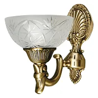 Бра Афродита 317021801 MW-LIGHT прозрачный 1 лампа, основание античное бронза в стиле классический 