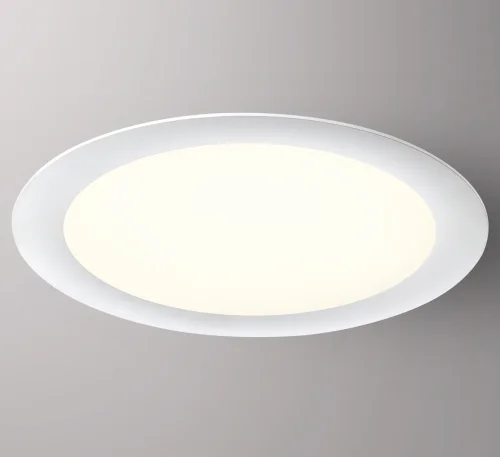 Светильник точечный LED с переключателем цветовой температуры Lante 358955 Novotech белый 1 лампа, основание белое в стиле современный хай-тек  фото 3