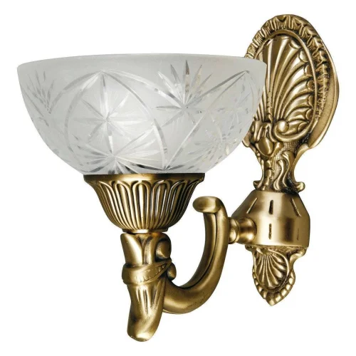 Бра Афродита 317021801 MW-LIGHT прозрачный на 1 лампа, основание античное бронза в стиле классический 