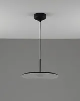 Светильник подвесной LED Keiro V11102-PL Moderli чёрный на 1 лампу, основание чёрное в стиле современный 