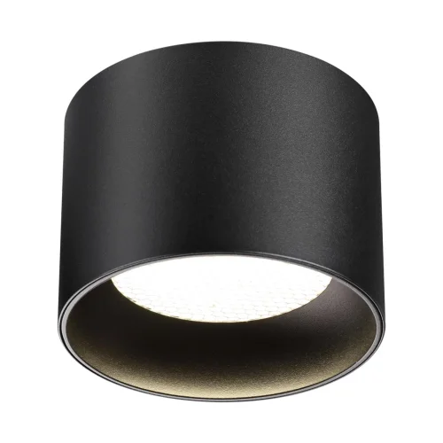 Светильник накладной Gemini 371010 Novotech чёрный на 1 лампу, основание чёрное в стиле современный хай-тек круглый фото 4 Светильник накладной Gemini 371010 Novotech чёрный на 1 лампу, основание чёрное в стиле современный хай-тек круглый фото 4