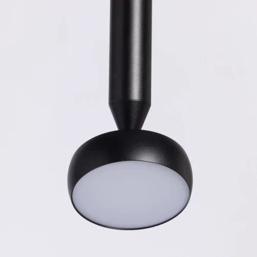 Светильник подвесной LED Информ 851011201 DeMarkt чёрный 1 лампа, основание чёрное в стиле современный хай-тек  фото 5