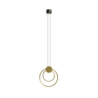 Светильник подвесной LED Link MOD357PL-L14BS3K Maytoni латунь на 1 лампу, основание латунь в стиле современный минимализм арт-деко 