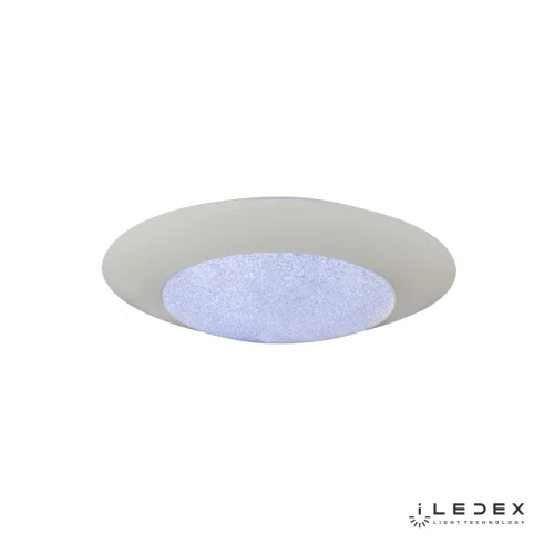 Светильник потолочный LED с пультом Plain 6146/24W WH iLedex белый 1 лампа, основание белое в стиле современный хай-тек с пультом фото 3