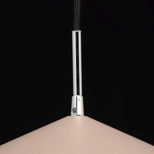 Светильник подвесной LED Раунд 636012101 MW-Light коричневый на 1 лампу, основание хром в стиле современный фото 8