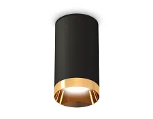 Светильник накладной Techno spot XS6323024 Ambrella light чёрный 1 лампа, основание чёрное в стиле модерн круглый