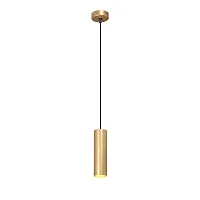 Светильник подвесной V4639-8/1S Vitaluce золотой 1 лампа, основание золотое в стиле хай-тек трубочки