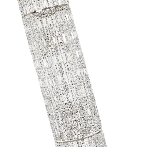 Люстра хрустальная каскадная столб Lazio E 1.9.35.501 G Arti Lampadari прозрачная без плафона на 20 ламп, основание золотое в стиле классический  фото 4