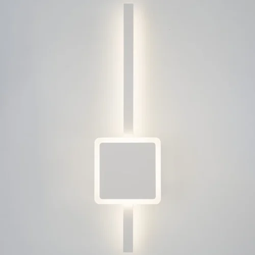 Бра с выключателем LED Стиг CL203400 Citilux белый на 1 лампа, основание белое в стиле хай-тек современный отражённый свет фото 2